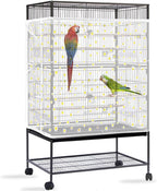 Daoeny Bird Cage Seed Catcher, Large Bird Cage Cover, Adjustable Soft Airy by Daoeny