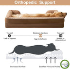 WNPETHOME Dog Beds for Large Sized Dogs, Washable Orthopedic Dog Couch Sofa Bed - Image 2