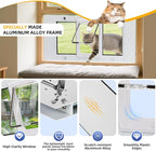 Full Size Window Pet Door for Cats & Small Dogs 31"-36" Various Sliding Windows - Image 4