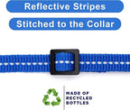 Pawtitas Recycled Blue Reflective Cat Collar – Eco-Friendly Breakaway Safety - Image 4
