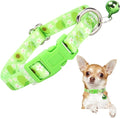 XS Dog Collar with Bell- Durable Nylon Collar by ONEFOJOJO