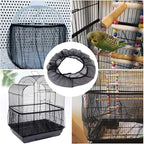 Universal Bird Cage Seed Catcher, Elasticity Airy Gauze Guard Net Cover - Image 5