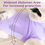 Cat Recovery Suit, Breathable Cat Surgery Recovery Suit Female, Cat Onesie - Image 5