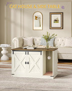 Cat Litter Box Enclosure, Hidden Litter Box Cabinet Furniture - Image 2