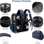 Lekebobor Extra Large Cat Backpack Carrier Expandable Pet Carrier Backpack - Image 5