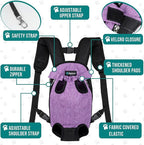 PetAmi Dog Carrier Backpack, Adjustable Dog Pet Cat Front Carrier Backpack | - Image 4