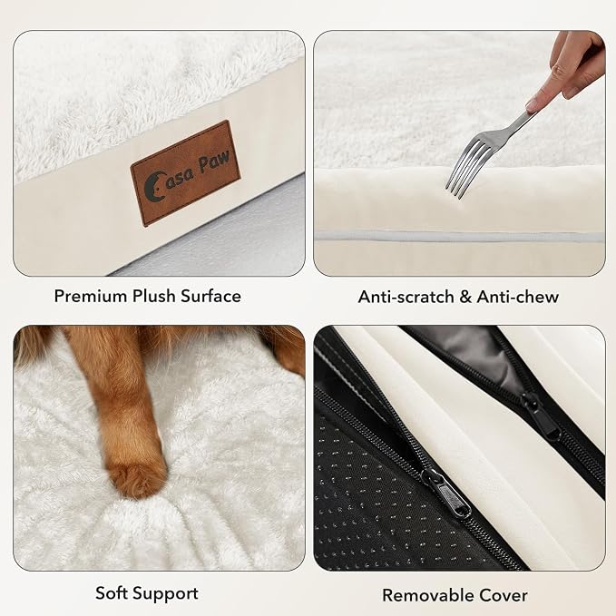 Orthopedic Dog Beds for Large Sized Dogs, Waterproof Egg Crate Foam Large Dog - Image 6