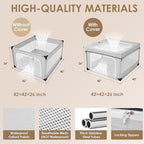 EHEYCIGA 42x42x26 Inches Puppy Playpen Without Top Cover - Image 2