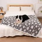 Waterproof Blanket for Dog Puppy Cat, Cute 3D Textured Paw Dog Blanket for Bed - Image 6