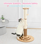 Made4Pets Cat Scratching Post Premium Sisal Cat Scratcher Kitten Toys - Image 5