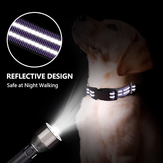 Hikiko Martingale Collar for Dogs Reflective Nylon Dog Collar - Image 5