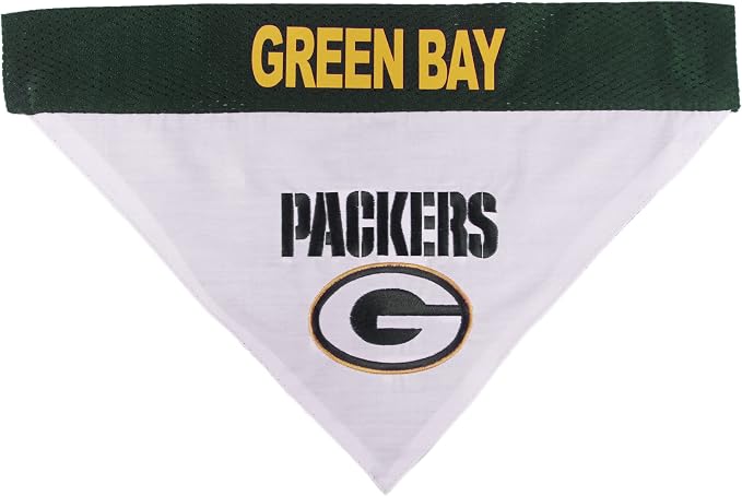 Pets First NFL Green Bay Packers Reversible Bandana Size XX-Large - Image 3