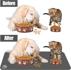 Large Pet Feeding Mat, 39.3"x15.7" Absorbent Quick Dry Dog Mat - Image 2