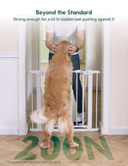 Babelio Metal Baby Gate, 29-48“ Auto Close Easy Install Pet Gate, Extra Wide - Image 2