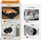 Large Orthopedic Dog Bed with Bolster – Washable Waterproof Cover, Non-Slip - Image 4