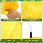 4 Pcs Winter Warm Bird Nest for Cage Plush Birds Hanging Snuggle Cave 6.7" and - Image 3