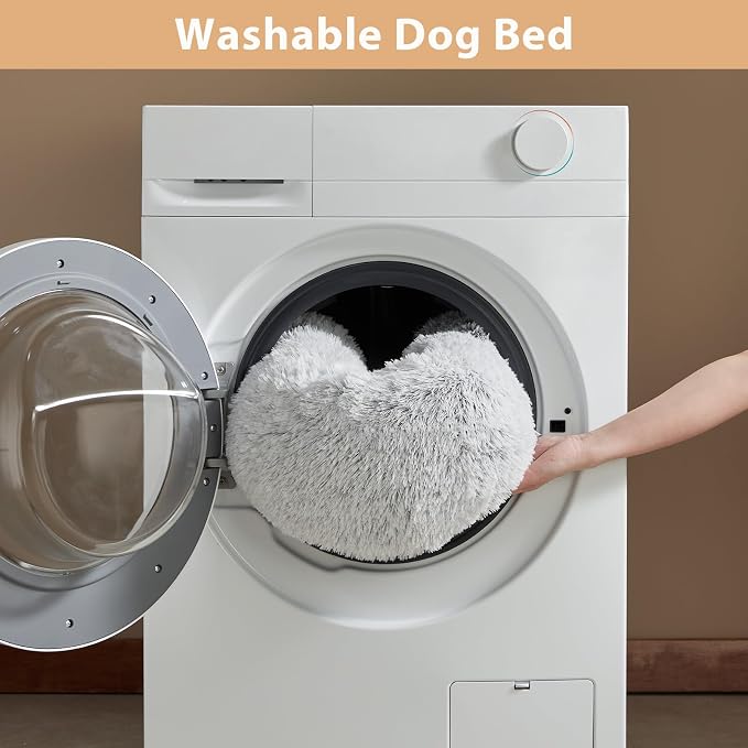 WNPETHOME Calming Dog Bed Cat Bed Donut, Faux Fur Pet Bed Self-Warming Donut - Image 6