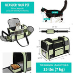 Cat Carrier Pet Dog Carriers TSA Airline Approved - Image 3