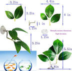 Fish Leaf Pad Fish Tank Accessories Aquarium Décor Simulating 2 pcs Adjustable - Image 5