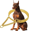 Stainless Steel 18K Gold Dog Collar by KINGOLDOS