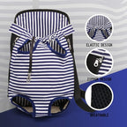 Dog Carrier Comfortable Legs Out Front Pet Carrier Backpack Cat Puppy Tote - Image 3