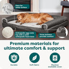 Furhaven Orthopedic Dog Bed for Large/Medium Dogs w/ Removable Bolsters & - Image 5