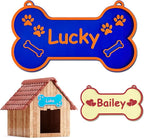 Personalized Dog Crate Sign Custom Dog Kennel Accessories Name Plate Doghouse by CustomYourMemories