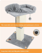 32" Cat Scratching Post for Indoor Cats, Sisal Cat Scratcher - Image 5