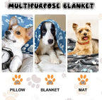 Rezutan Dog Blankets for Medium Pet, 3 Pack Blanket Fuzzy Cat Blankets Washable - Image 7