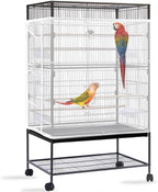 Daoeny Bird Cage Seed Catcher, Large Bird Cage Cover, Adjustable Soft Airy by Daoeny