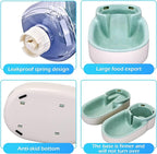 Automatic Dog Cat Feeder and Water Dispenser Gravity Food Feeder and Waterer Set - Image 5