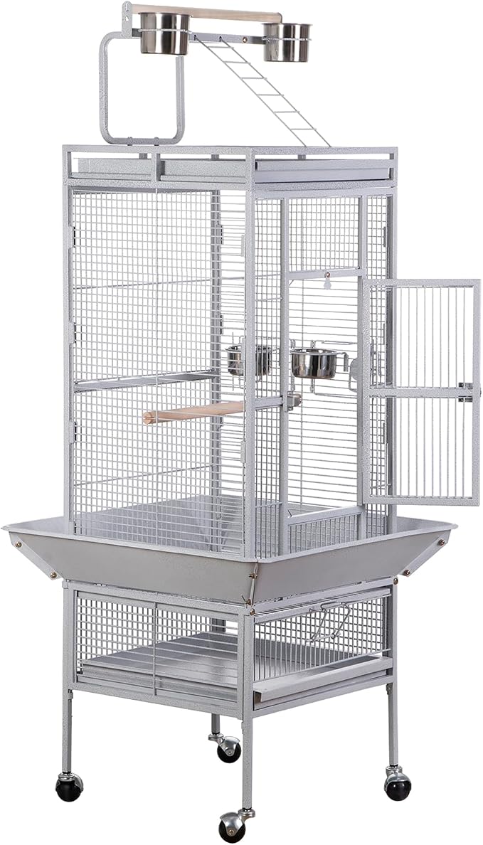 SUPER DEAL PRO 61-inch 2in1 Large Bird Cage - Image 8