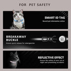 Smart QR Code Cat Collar 2-Pack, Breakaway Reflective Collar - Image 3