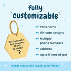 PawFurEver Custom Engraved Pet ID Tag – Personalized Dog Name Tag - Image 3
