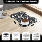 Dog Cat Food Mat, Rapid AbsorbentPet Feeding Mat, Bone Shaped Dog Placemat - Image 6