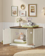 Cat Litter Box Enclosure, Hidden Litter Box Cabinet Furniture - Image 3