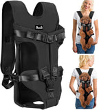 Lukovee Dog Backpack Carrier, Legs Out Easy-fit Dog Front Carrier by Lukovee