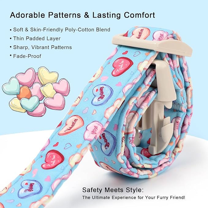 Valentines Dog Collar for Medium Dogs - Image 4