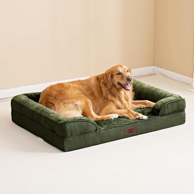 EHEYCIGA Orthopedic Dog Beds for Large Dogs, Waterproof Memory Foam Large Dog - Image 9