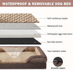 INVENHO Orthopedic Medium Dog Dogs, Egg-Crate Foam Dog Couch - Image 4