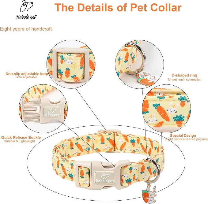 Easter Dog Collar for Giant Large Dogs - Image 3