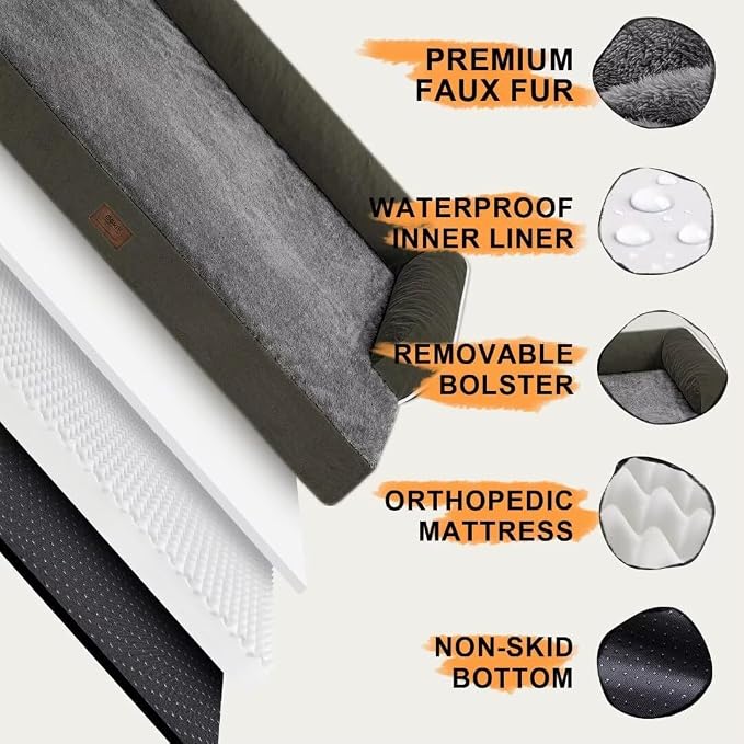 Small Dog Bed Waterproof Orthopedic Dog Beds - Image 5
