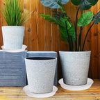 3 Pack of 22 inch Plant Saucer, 3.6" Depth Tray, Large Deep Garden Plastic - Image 5