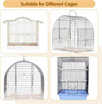 Bird Cage Cover, 60-118'' Large, 31.5'' H Adjustable Nylon Mesh Net, Soft Airy - Image 6