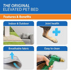 Gale Pacific Coolaroo The Original Cooling Elevated Dog Bed, Indoor and Outdoor - Image 3