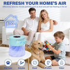 Water Air Purifiers for Home, Water Based Air Purifier Fits Essential Oil - Image 2