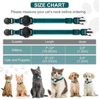 Luminous AirTag Cat Collar Breakaway, OUCWLTAG GPS Cat Collar - Image 6