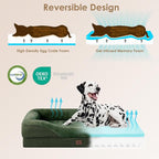 EHEYCIGA Orthopedic Dog Bed for Large Sized Dog, Waterproof Liner & Washable - Image 4
