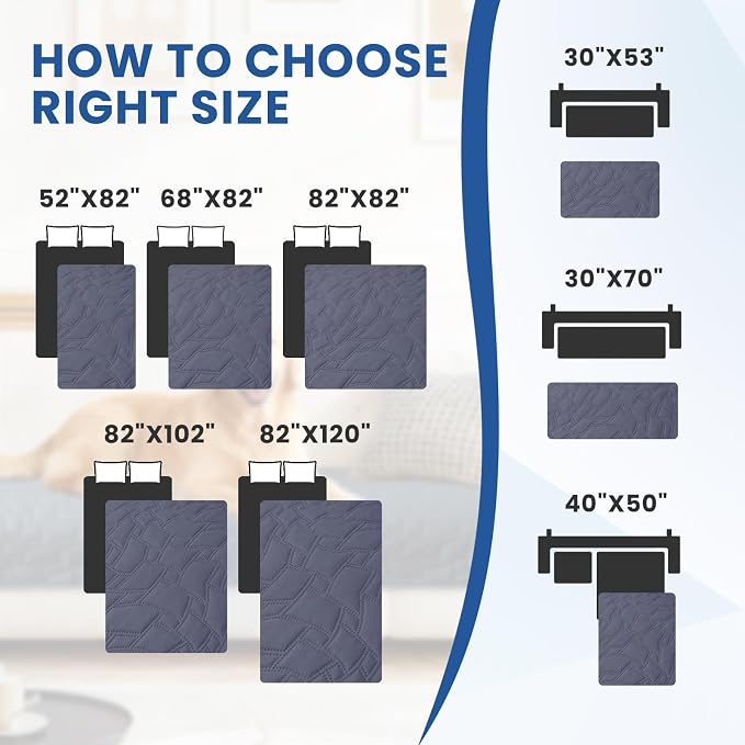 Waterproof Dog Bed Cover, Non-Slip Dog Blanket - Image 4