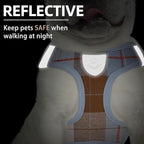 PUPTECK Adjustable Dog Harness Collar and Leash Set Step in No Pull Pet Harness - Image 5